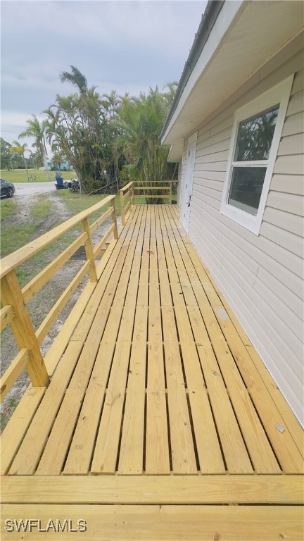 view of deck