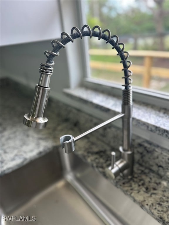 interior details with sink