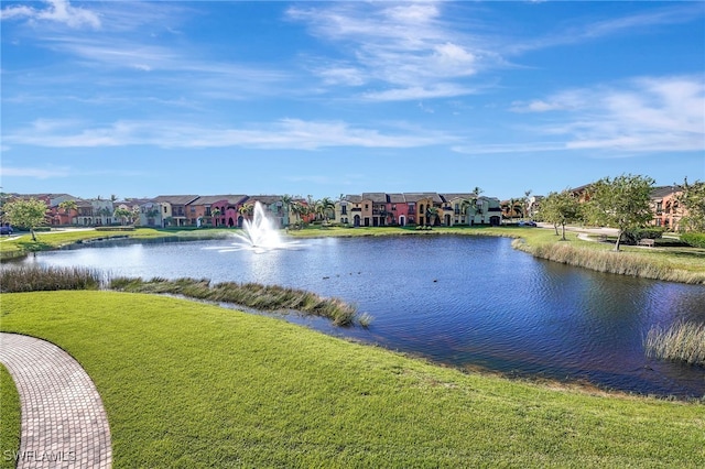 property view of water