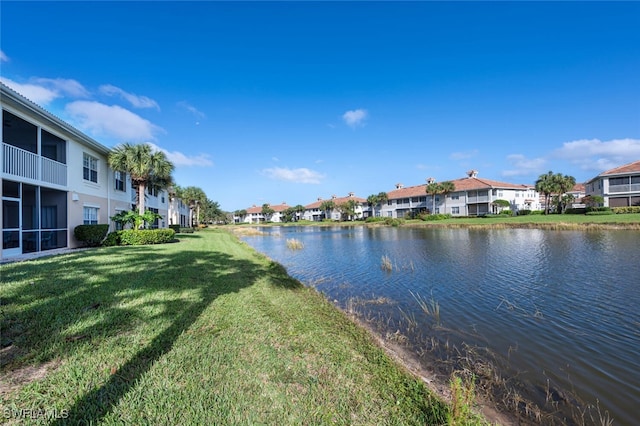 property view of water