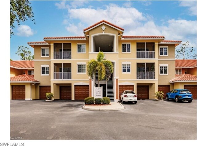 view of building exterior with a garage