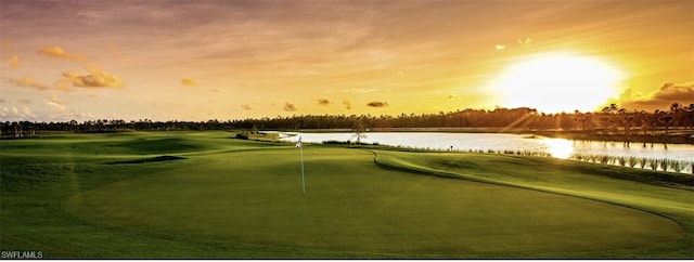 8757 Bellano Ct Unit 6-104, Naples, FL 34119 - surrounding community featuring a water view and view of golf course