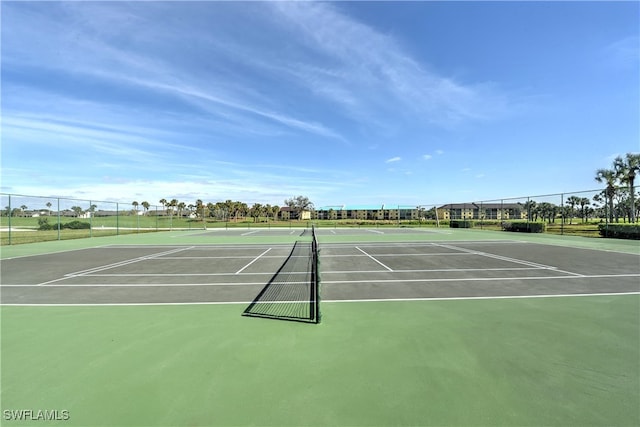 view of sport court