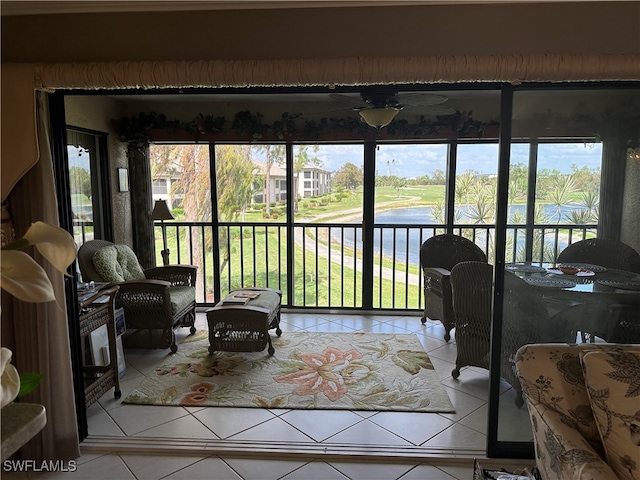 sunroom / solarium with plenty of natural light