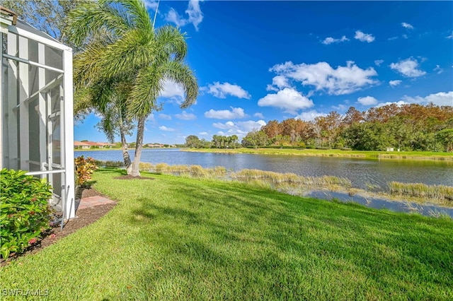 property view of water