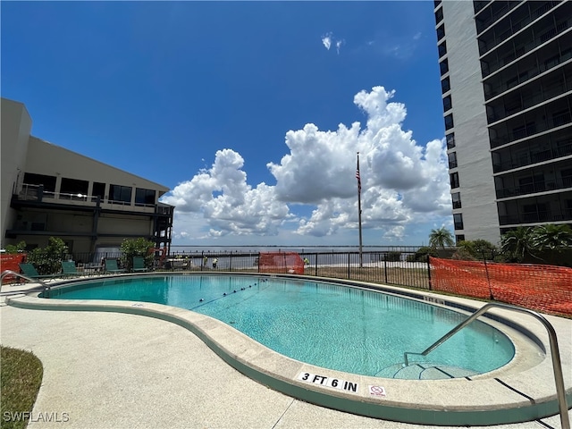 view of pool