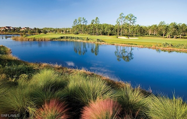 property view of water