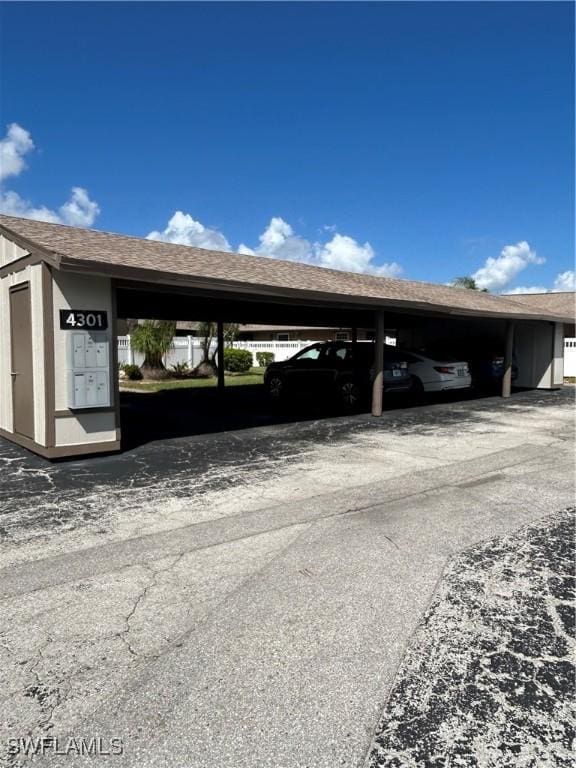 4301 Island Cir Unit 2, Fort Myers, FL 33919 - view of covered parking lot