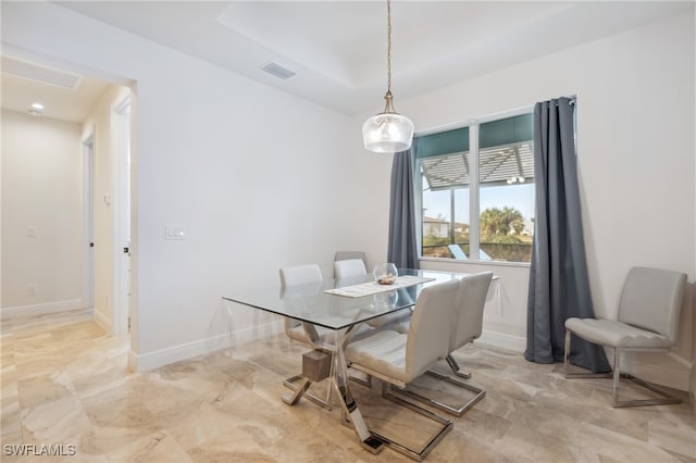 view of dining room