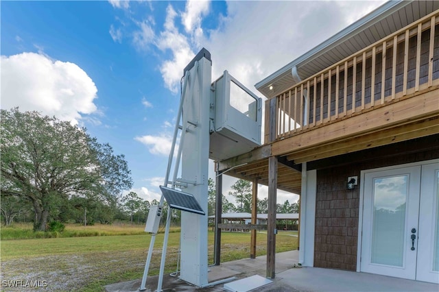 view of patio / terrace with a deck