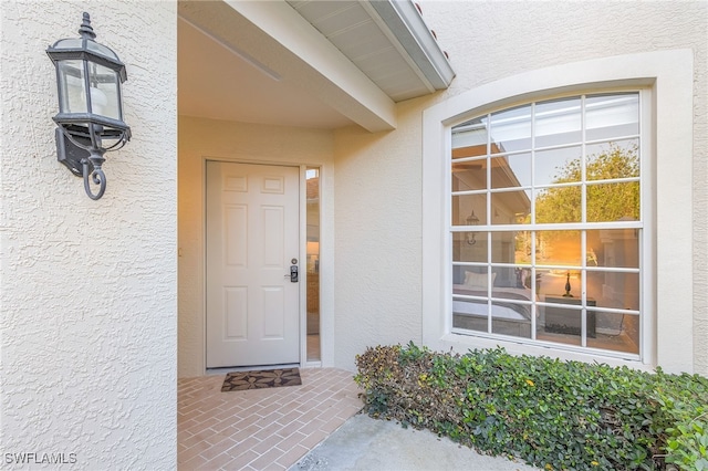 view of entrance to property