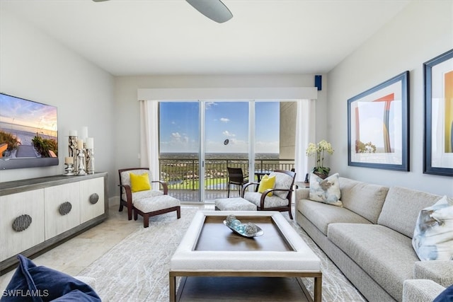 view of living room