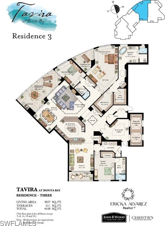 4851 Bonita Bay Blvd Unit 2203, Bonita Springs, FL 34134 - plan