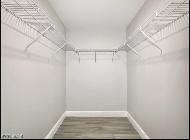 646 Chambers St E, Lehigh Acres, FL 33974 - spacious closet with wood finished floors