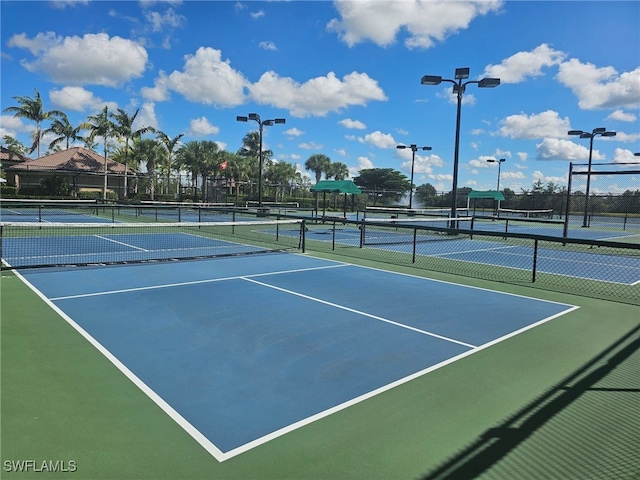 view of sport court