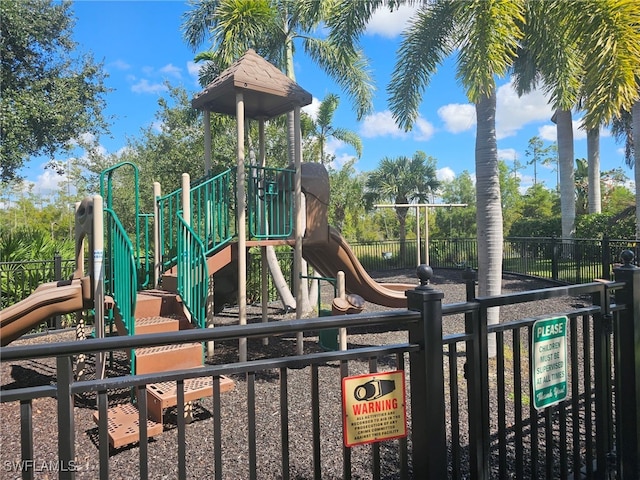 view of jungle gym