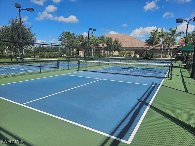 view of sport court with basketball court