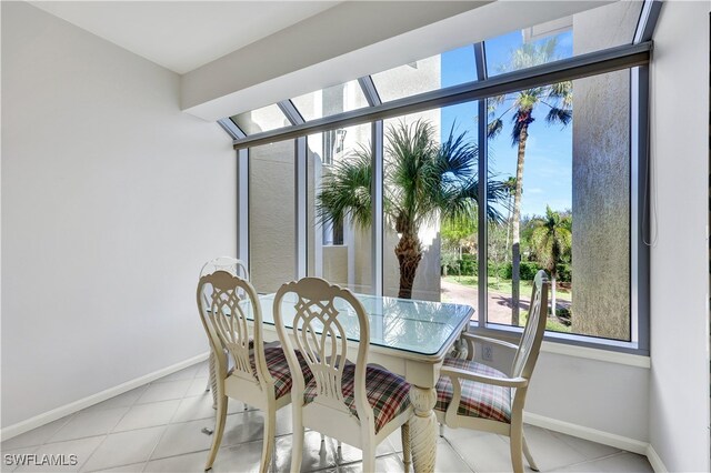 sunroom / solarium with a wealth of natural light