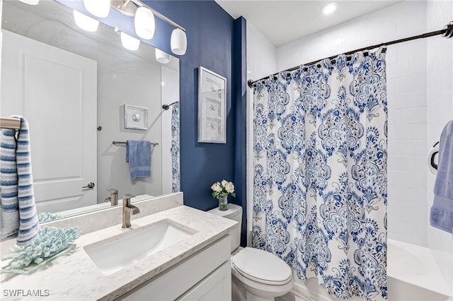 4705 Arboretum Cir Unit 202, Naples, FL 34112 - full bathroom featuring vanity and shower / bathtub combination with curtain