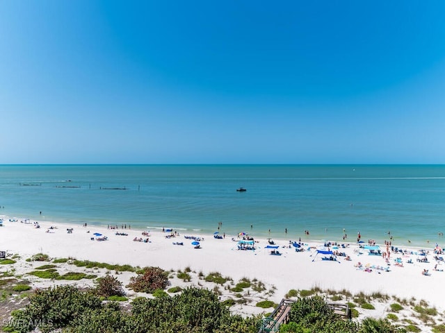 water view with a beach view