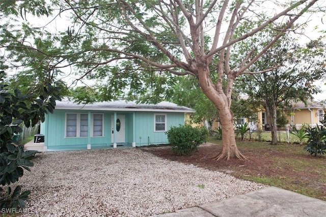 view of ranch-style house