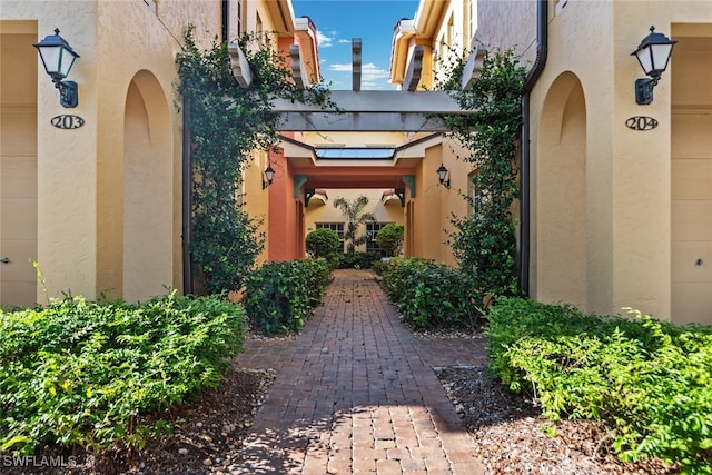 view of entrance to property