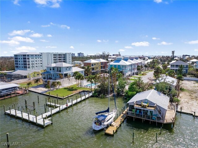 270 Delmar Ave, Fort Myers Beach, FL 33931 - dock with a water view