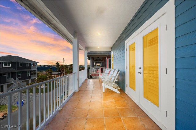 270 Delmar Ave, Fort Myers Beach, FL 33931 - view of balcony at dusk