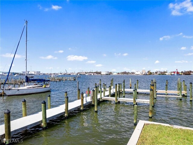 270 Delmar Ave, Fort Myers Beach, FL 33931 - dock featuring a water view