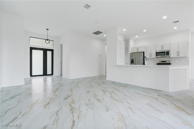 view of unfurnished living room