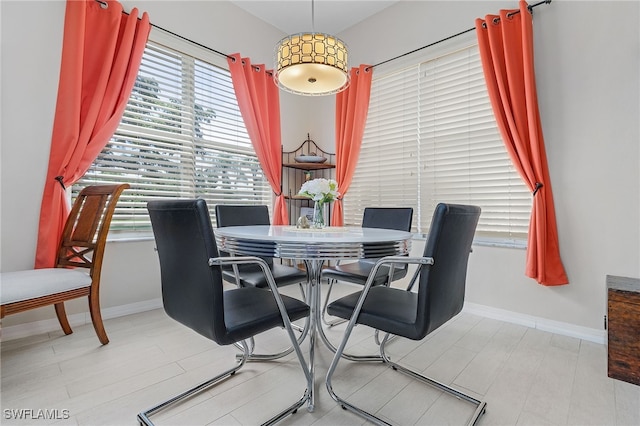 view of dining room