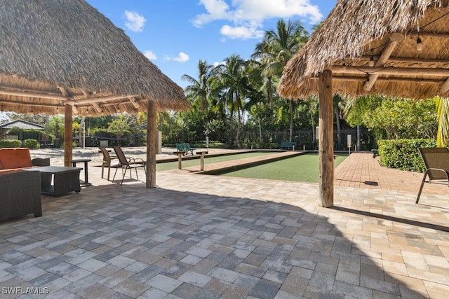 surrounding community featuring a gazebo