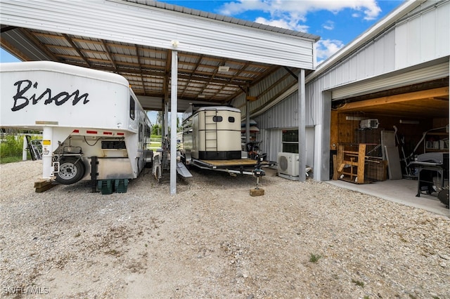 view of vehicle parking