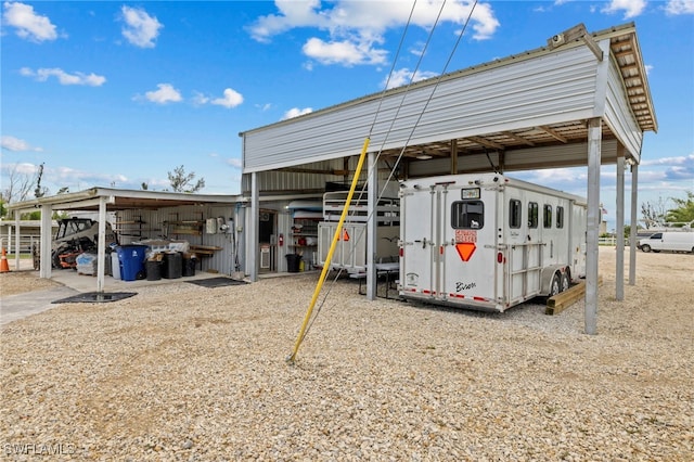 view of outbuilding