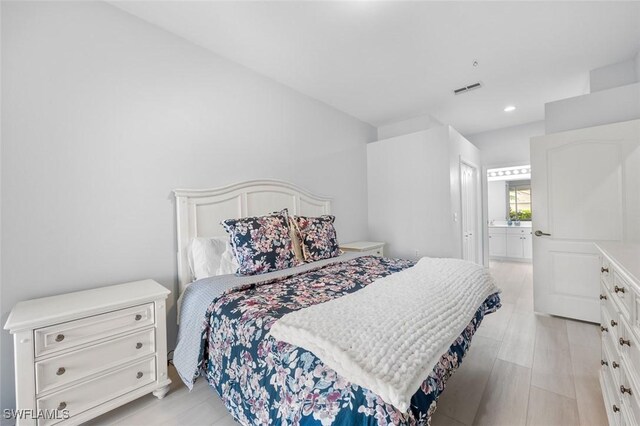 21566 Portrush Run, Estero, FL 33928 - bedroom featuring recessed lighting and connected bathroom