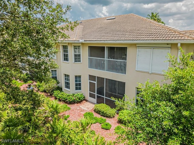 view of rear view of property