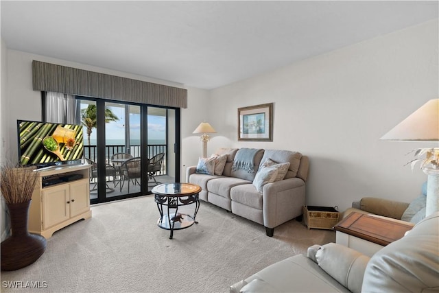 7500 Estero Blvd Unit 203, Fort Myers Beach, FL 33931 - living room with light carpet