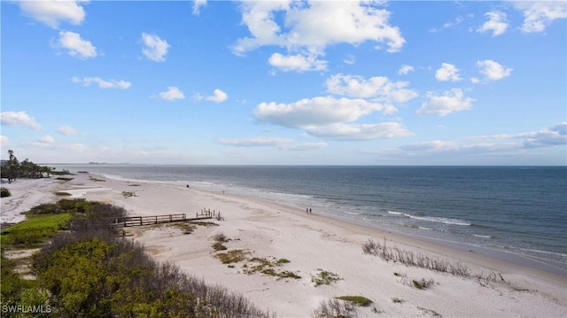 7500 Estero Blvd Unit 203, Fort Myers Beach, FL 33931 - water view with local beach