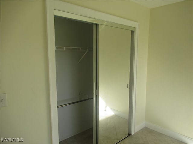 view of closet