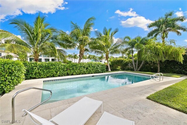 3323 Gin Ln, Naples, FL 34102 - view of outdoor pool