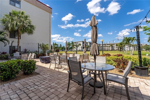 view of patio