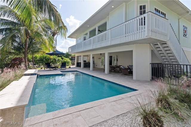 27232 J C Ln, Bonita Springs, FL 34135 - view of swimming pool featuring a patio area