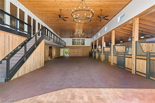 view of stable