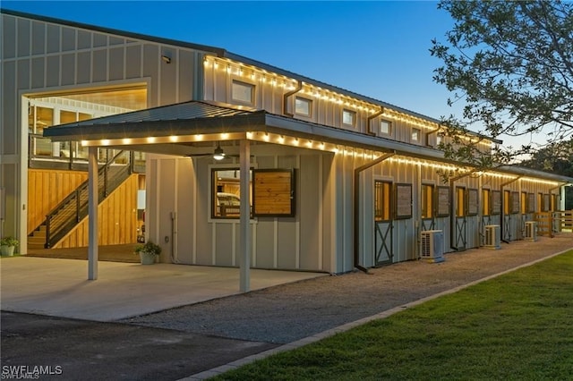 view of stable