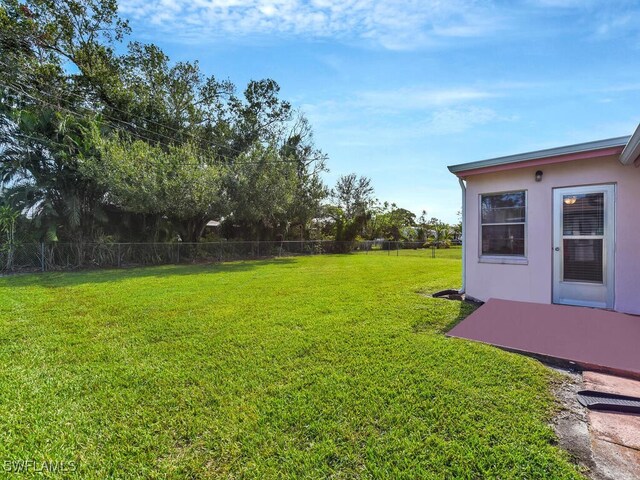 view of yard