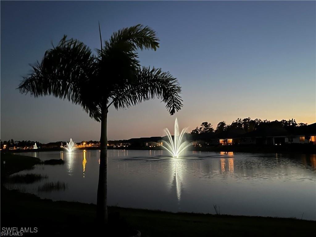 view of water feature