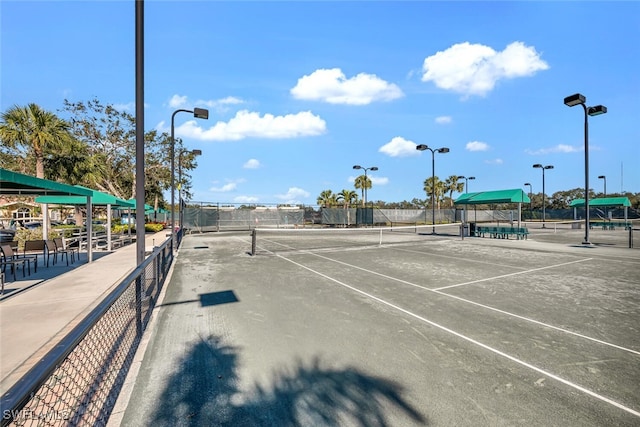 view of sport court