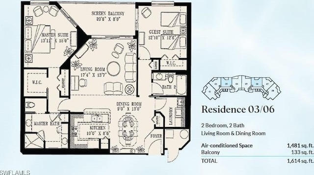 1001 Arbor Lake Dr Unit 1003, Naples, FL 34110 - home floor plan