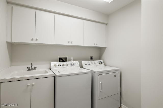1001 Arbor Lake Dr Unit 1003, Naples, FL 34110 - laundry room with cabinet space and separate washer and dryer