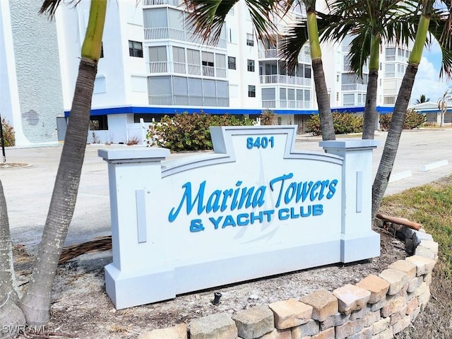 8401 Estero Blvd Unit 204, Fort Myers Beach, FL 33931 - view of community / neighborhood sign